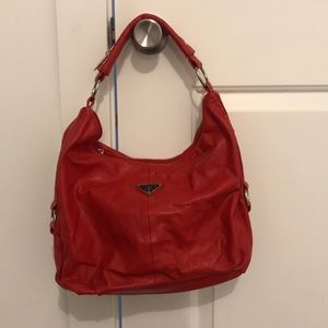 Red Prada purse